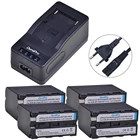 Аккумулятор камеры NP-F960 NP-F970 аккумулятор светодиодный индикатор питания + ЖК-дисплей одно импульсное зарядное устройство для Sony NP-F550 NP-F770 NP-F750 F970