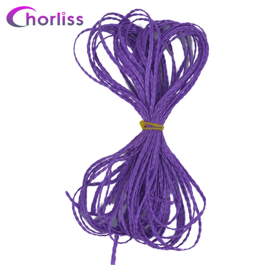 Dark Purple F11 Zizi косички, тонкие, микро, вязанные крючком косички, синтетические волосы для наращивания, Chorliss, серые, фиолетовые, розовые, светлые, коричневые, каштановые, вязанные волосы - Цвет: Dark Purple F11