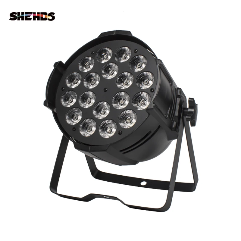 8 шт./лот LED Par алюминий 18x18 Вт RGBWA + UV 6IN1 свет сцены DJ DMX Uplighting вечерние эффект мытья KTV