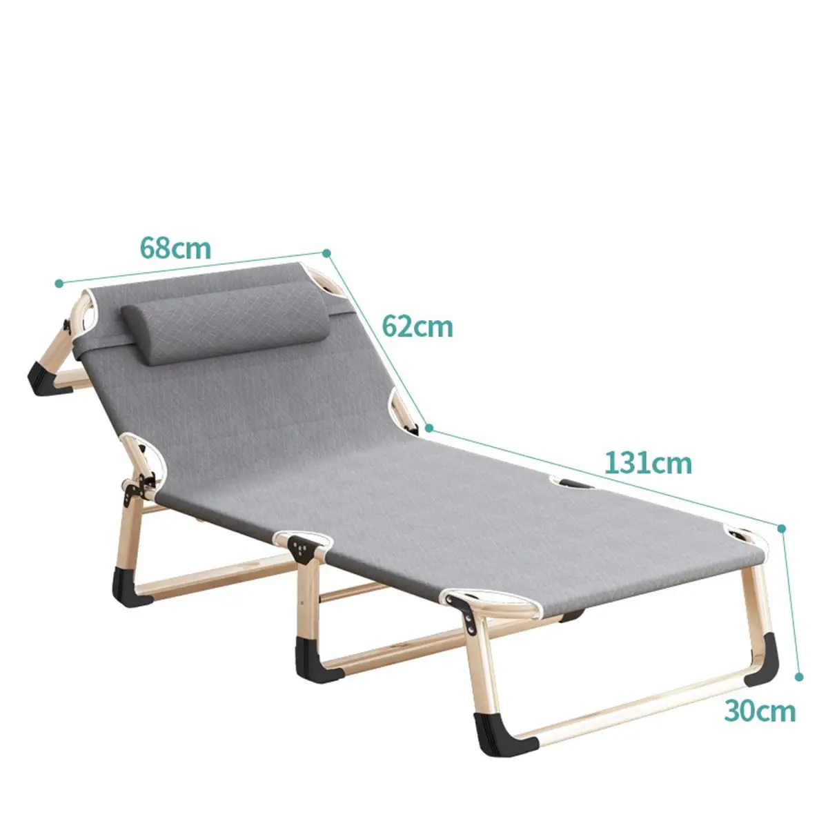 Online Çok Fonksiyonlu Katlanır Bahçe şezlong Lounge şezlong Seyahat Yatakları Yetişkinler Için çocuk Açık Bahçe Yatak Odası Mobilyası 1.9M