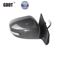 1 pcs 9 wires lhd auto fold side mirror for lancer ex rear glass with led turning signal lamp glass heat for lancer gt