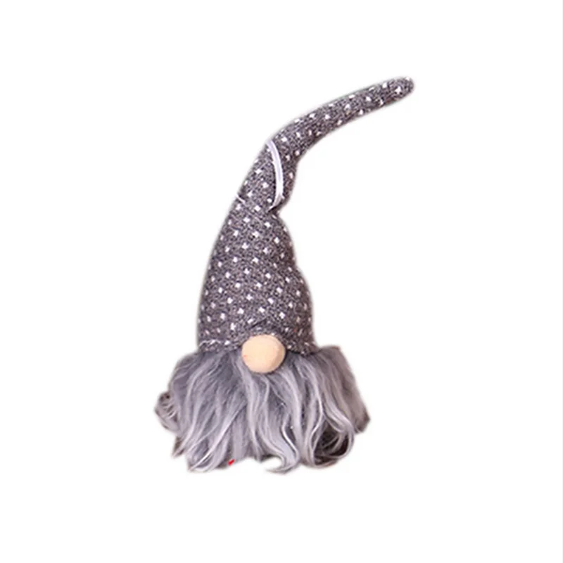 Grey Hat Рождественское освещение, кукольная подвеска, декоративный подвесной декор, украшение для дома, для праздников, вечеринок, рождественские украшения для дома - Цвет: Grey Hat