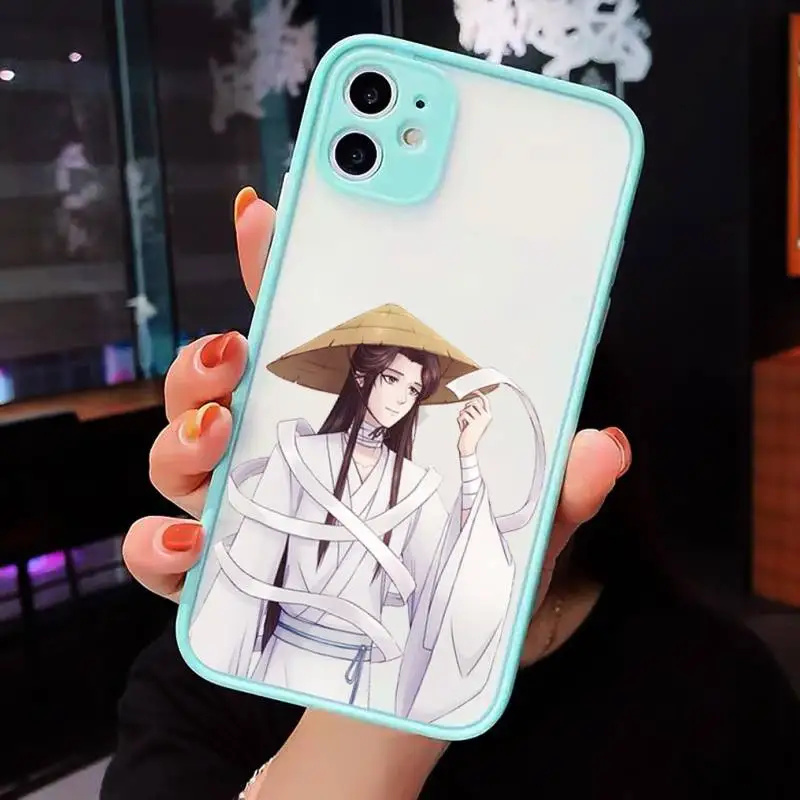 

Tian Guan Ci Fu anime Phone Cases matte transparent For iphone 7 8 11 12 plus mini x xs xr pro max cover