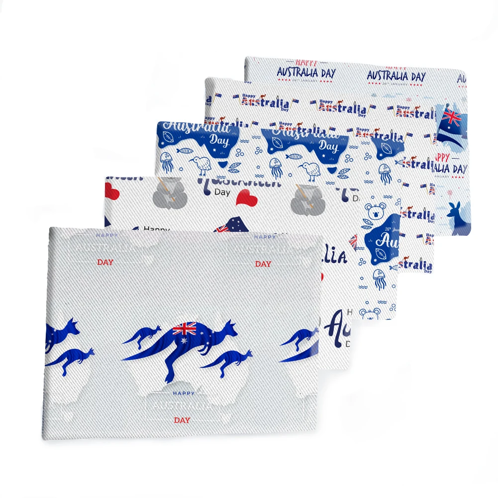 Полиэстеровая хлопчатобумажная ткань с принтом австралийского дня коала