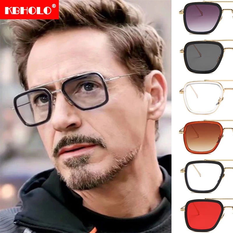 KBHOLO солнцезащитные очки Oculos Ретро мужской Железный человек 3 Роскошные модные