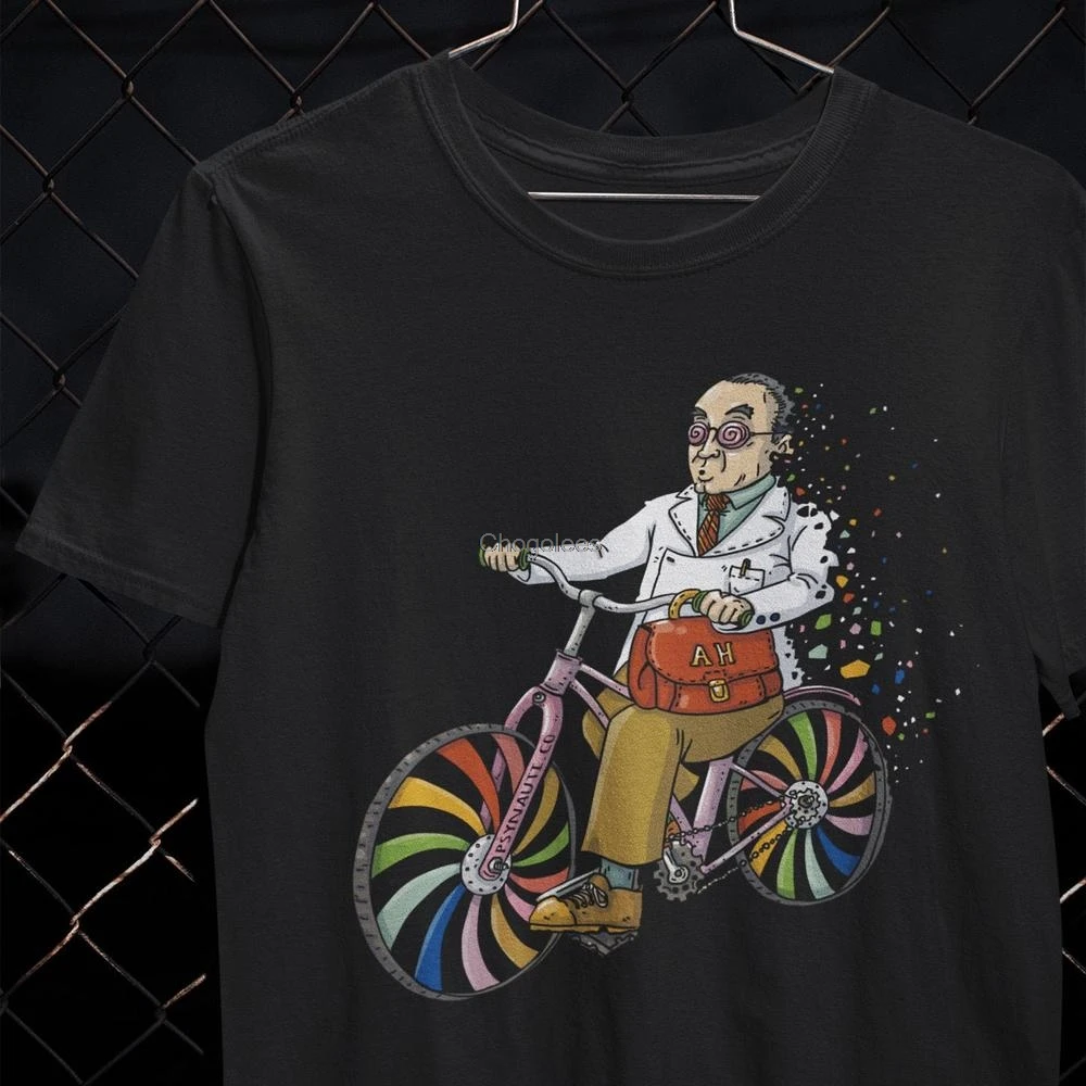 Велосипедный день футболка праздновать Альберта хофманна популярном