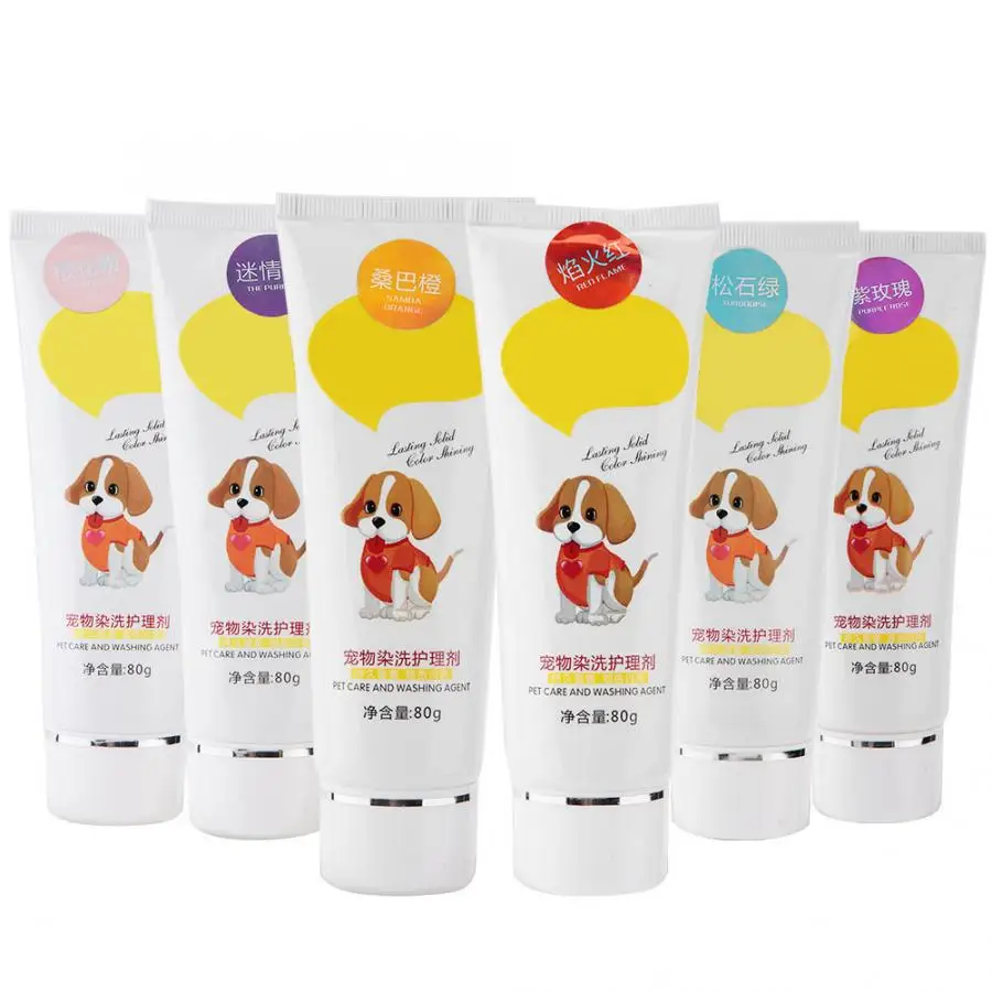 80 г краска для волос собаки окрашивания цвета безвредное естественное