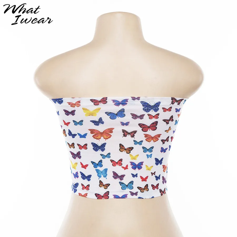 Женский короткий топ без рукавов белый повседневный с открытыми плечами и