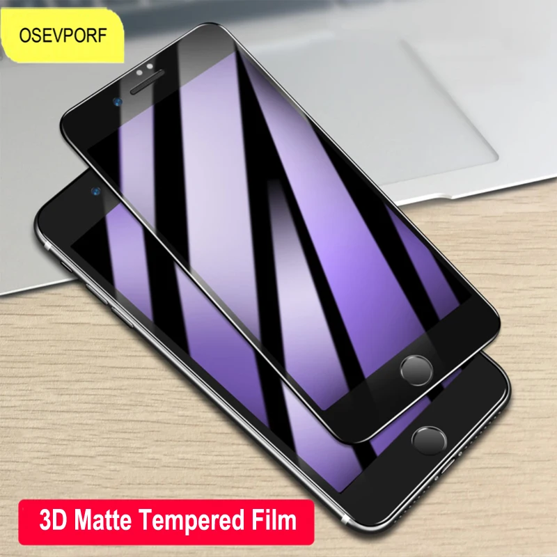 Матовая защитная 3d-пленка из закаленного стекла с защитой от синего света для iPhone