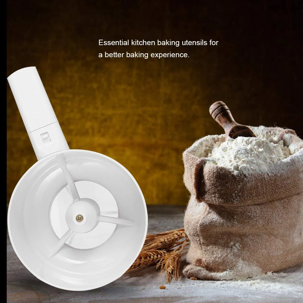 Электрический Болт для сита муки с питанием от батареи сито Пластиковая чашка