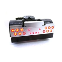 cnc aluminum alloy replacement led tail light modification lamp for tamiya 114 rc actros scania man king parts model car kit