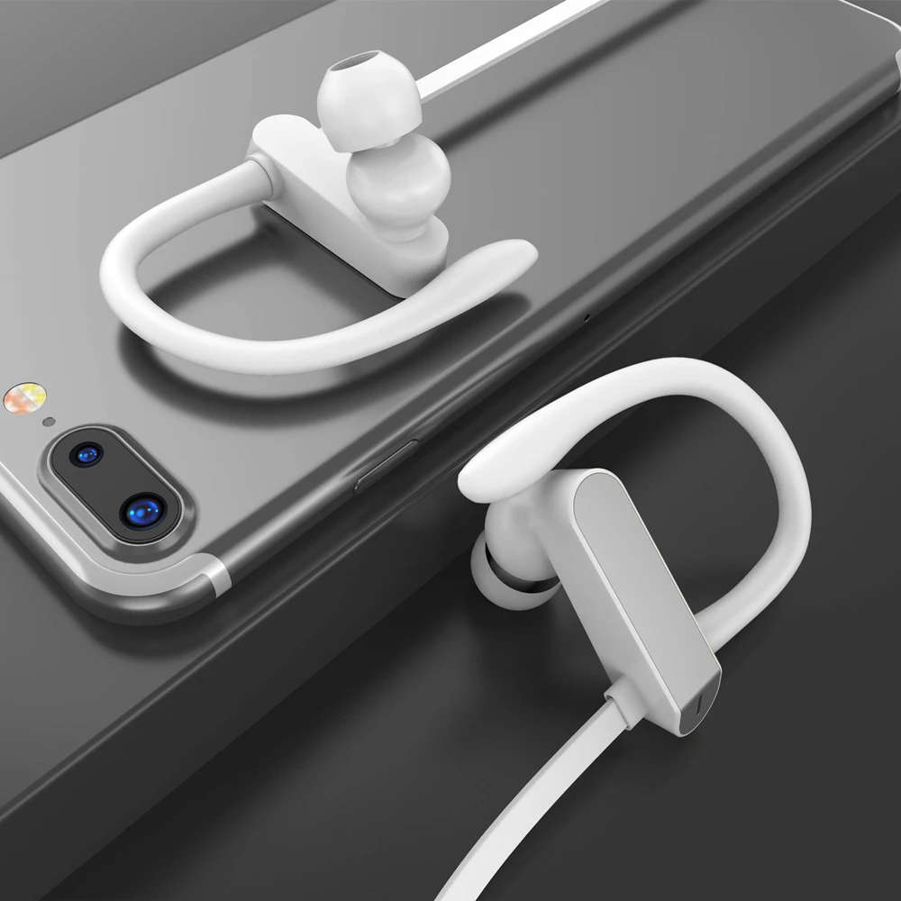 Simvict наушники для бега с супер басами гарнитура микрофоном спортивные вкладыши