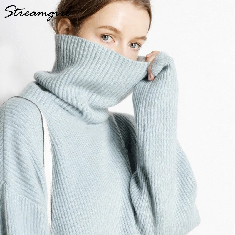

Women Sweater Pullover Basic White Thick Winter Sweater Women's Jumper Pulls Warm Autumn Knit Solid Women Sweaters And Pullovers