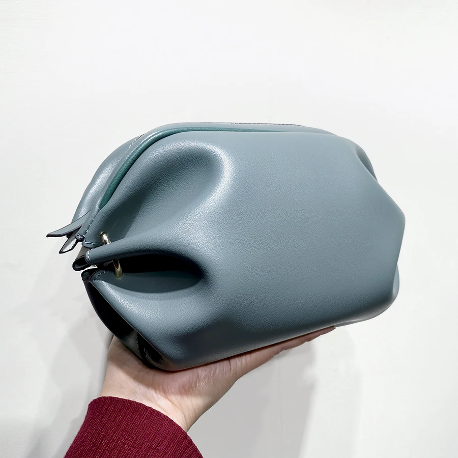 Складная сумка в форме подушки Женская шикарная модная яркая маленькая через