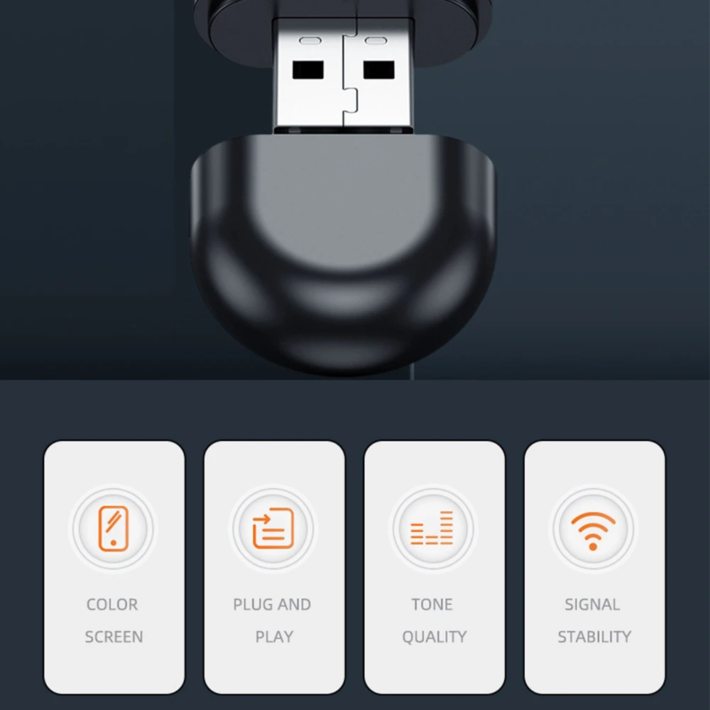 Bluetooth 5 0 приемник передатчик аудио адаптер ЖК-дисплей 3 мм Aux беспроводной стерео