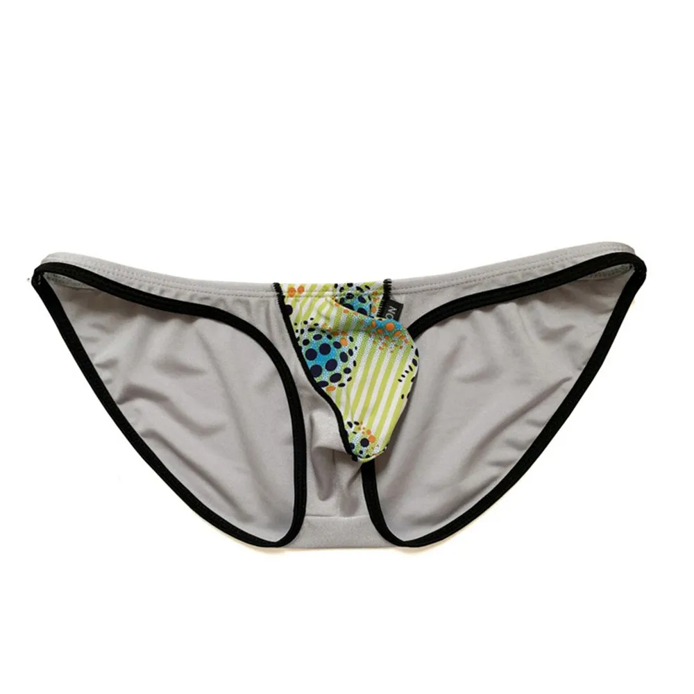 

New Men Sexy Low Rise Briefs Thong G-String T-Back Leopard Stretch Underwear Lingeri Breathable Mesh Silk Underpants