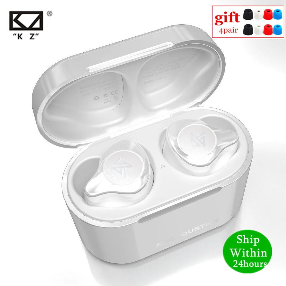 Новые KZ S2 1DD 1BA TWS беспроводные 5 0 Bluetooth наушники AAC с сенсорным управлением