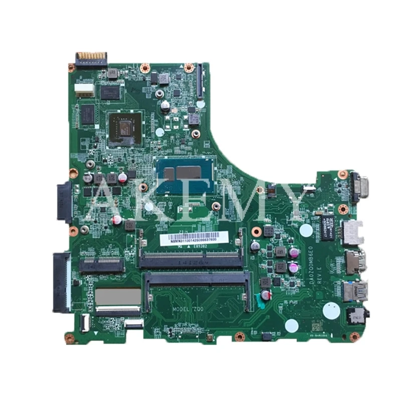 

SAMXINNO For Acer aspire E5-471 E5-471G V3-472P Laotop Mainboard DA0ZQ0MB6E0 Motherboard with i3-CPU GT820M