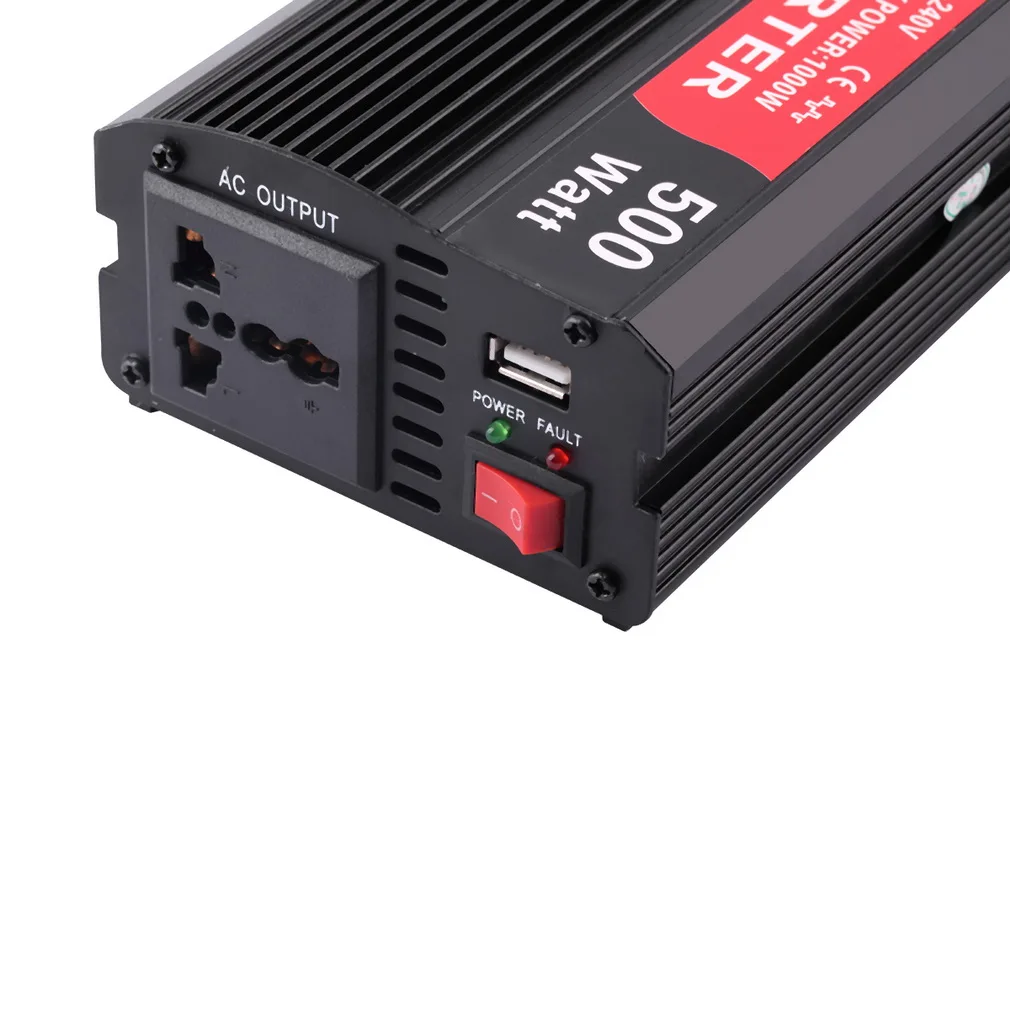 TH автомобильный инвертор 500 ватт конвертер мягкий старт USB Портативное