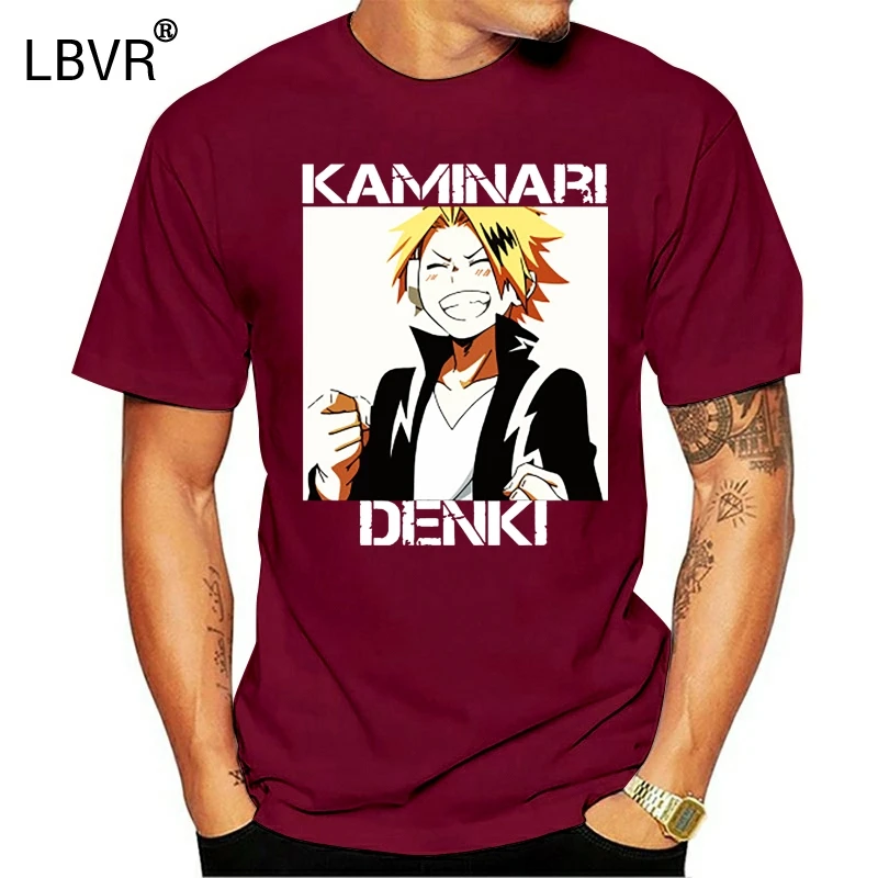 Футболка Kaminari Denki для мужчин и женщин|Мужские футболки| |