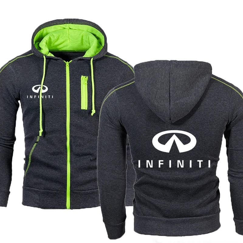 

New Spring Autumn Men Hoodies Infiniti Car Logo Print Oblique chain Fashion Men Hoodie hip hop harajuku Casual Men Hoodie Sweats