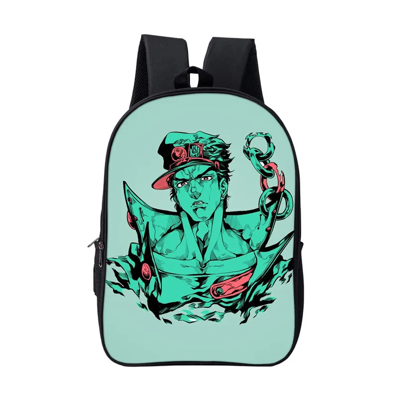 Школьный рюкзак с принтом ранец на плечо необычными приключениями Джоджо для