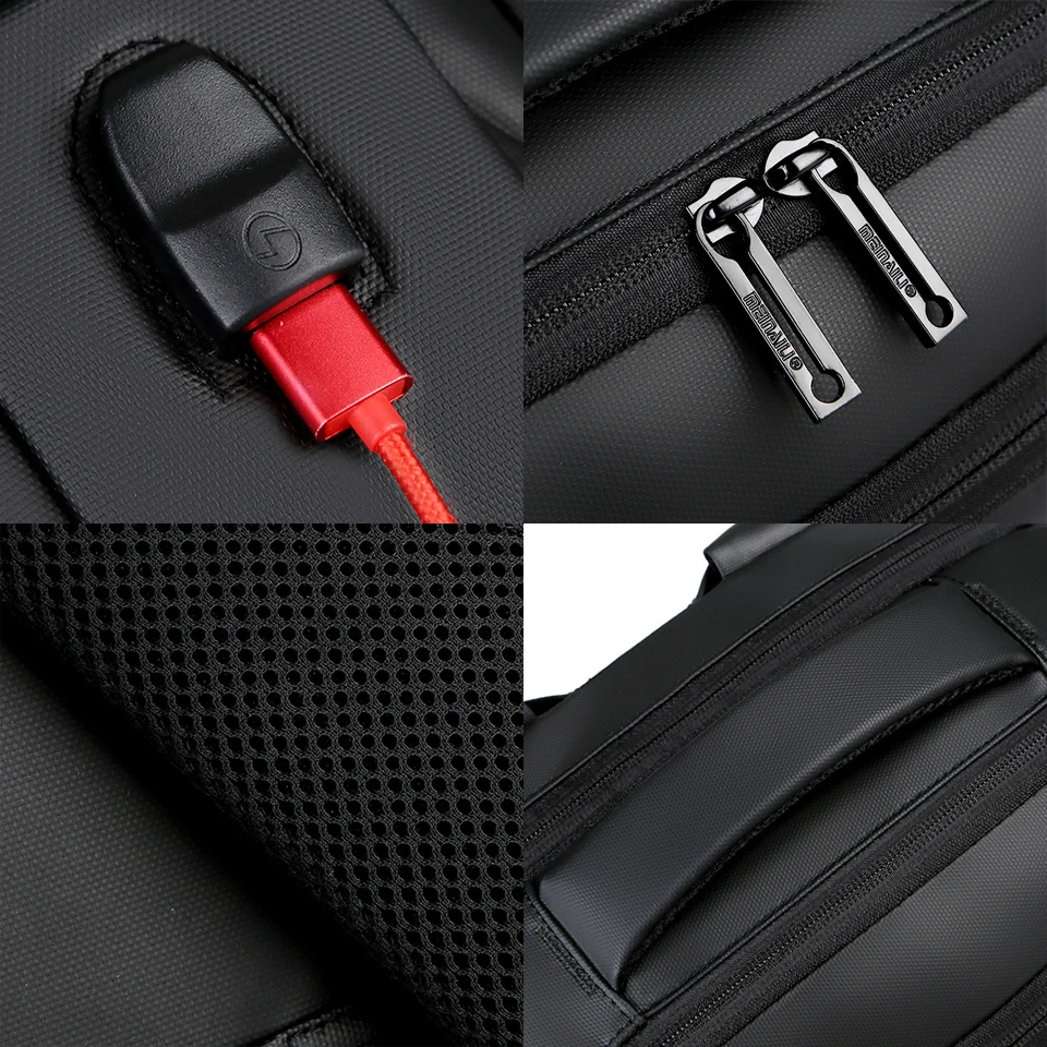 Мужской деловой рюкзак для ноутбука 17-15 6 дюймов с USB-зарядкой | Багаж и сумки