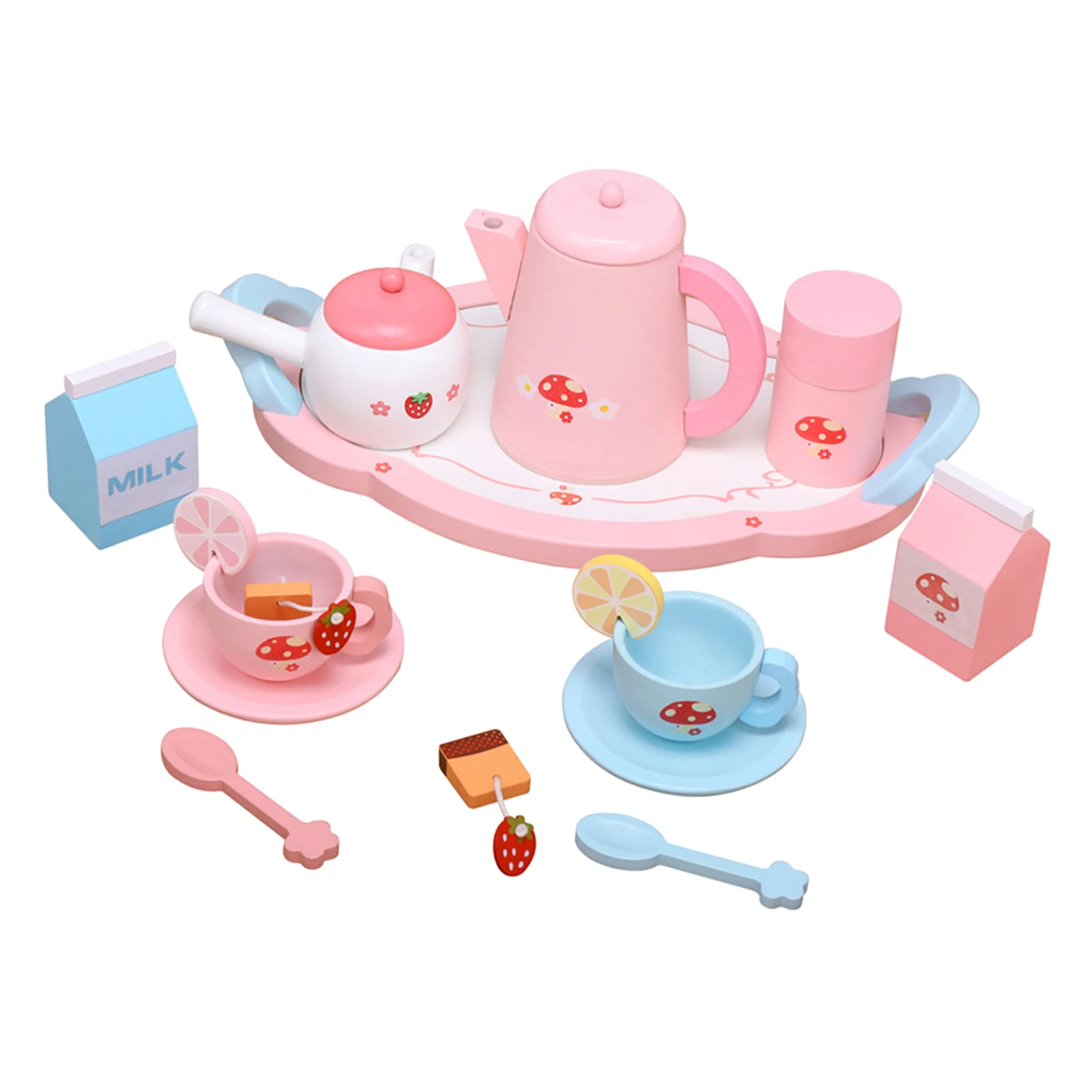 

Wooden Miniature Educational Toys Play House for Toddlers Christmas Gift