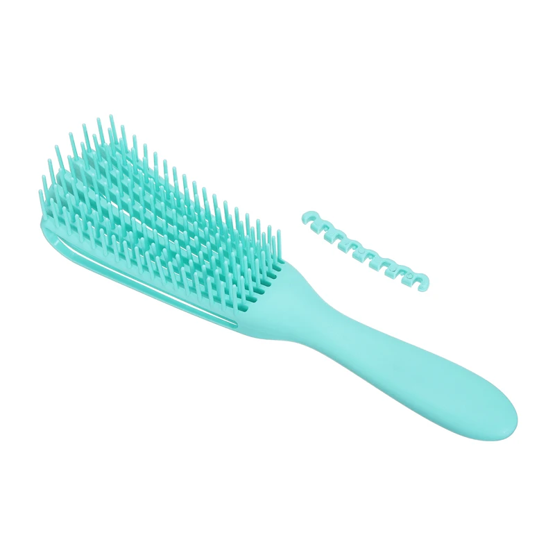 

Waterproof Detangler Brush Professional Straightening Detangling Combs TPE Material Light-weight Adults Kids Detangler Brush