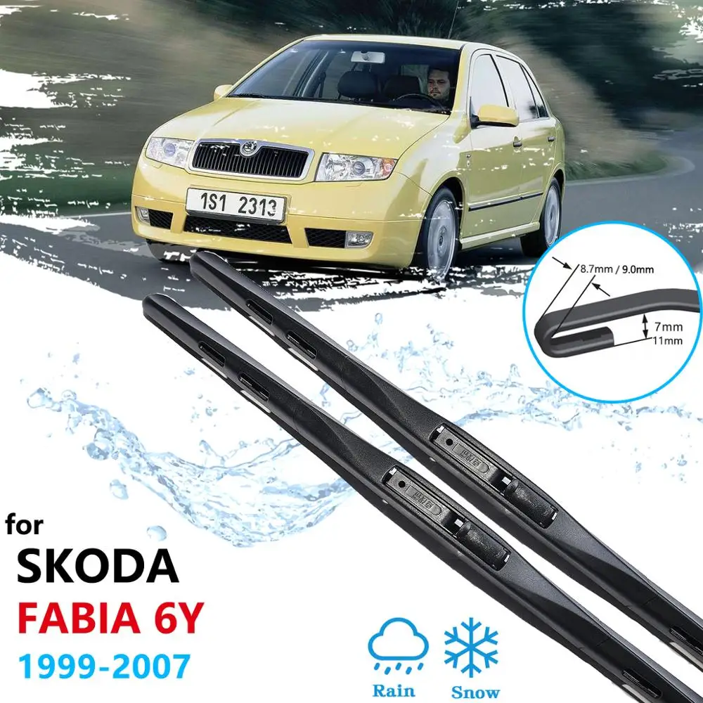 Автомобильные стеклоочистители для Skoda Fabia 6Y 1999 ~ 2007 MK1 передние автомобильные