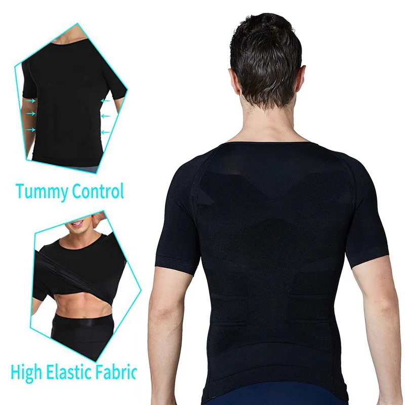 Мужская Неопреновая футболка с короткими рукавами Повседневная