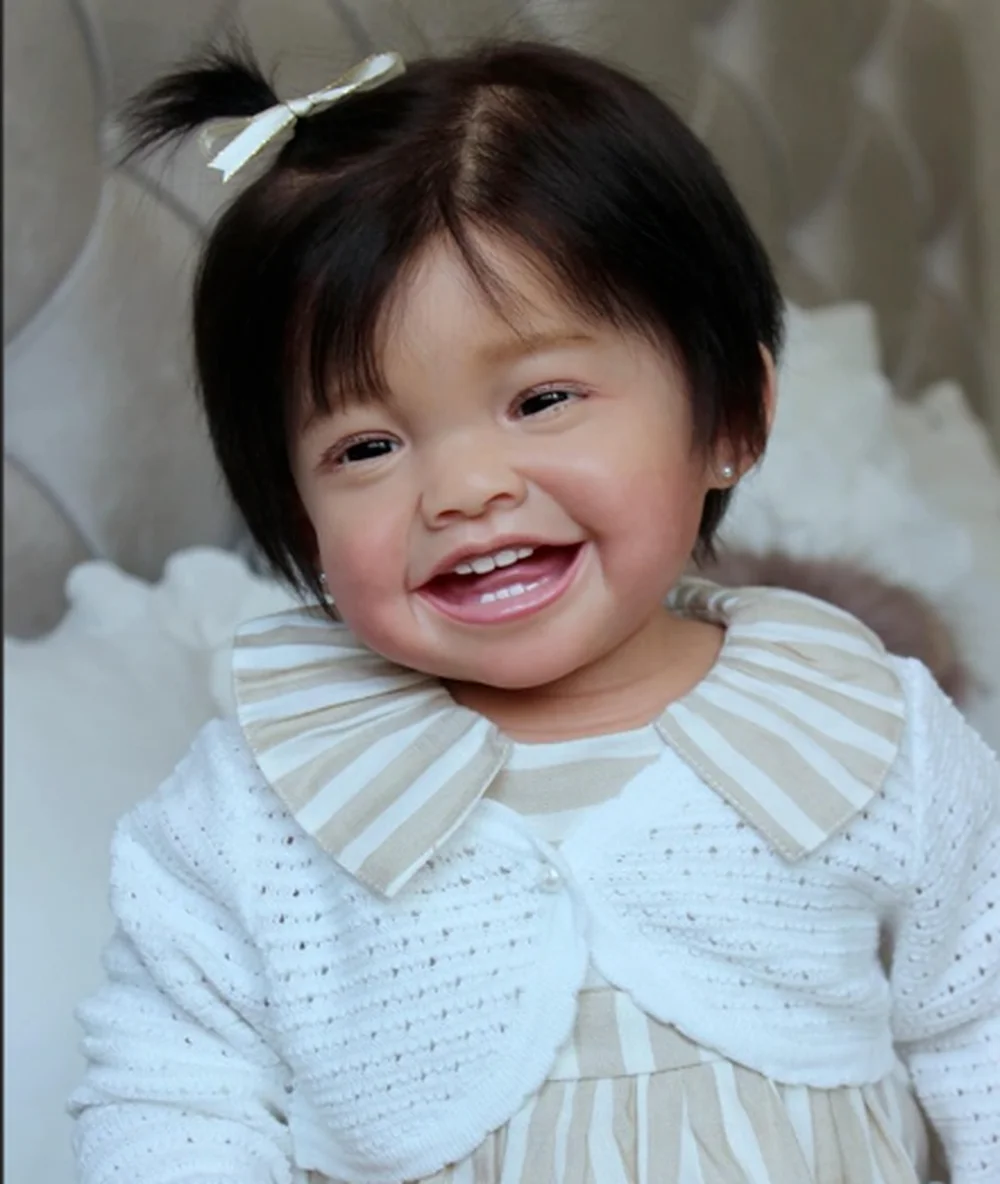 23inch Reborn Doll Kit Mila Toddler Doll Smile Face Doll Kit