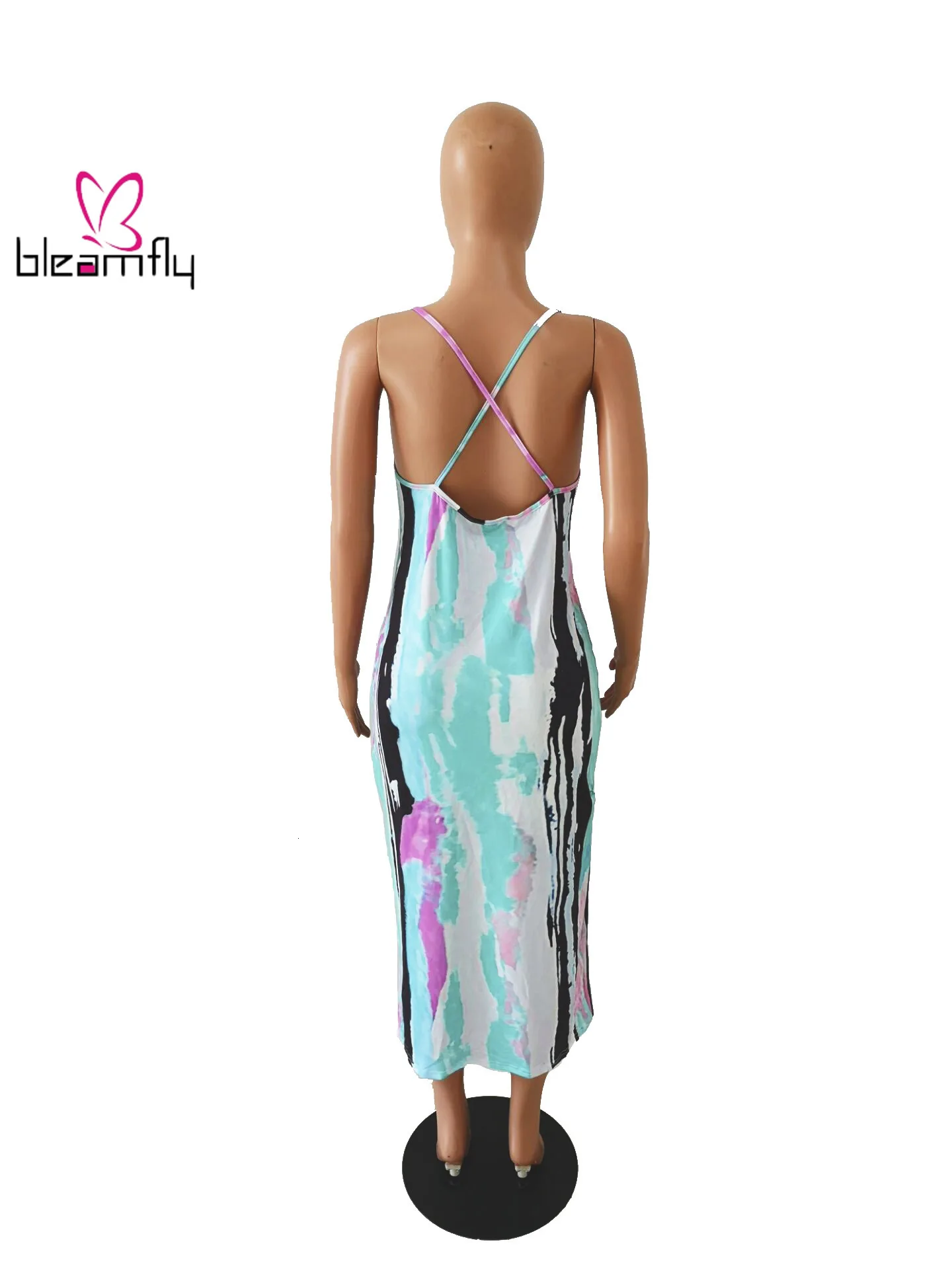 2019 женское летнее облегающее платье до середины голени с принтом Галактики на