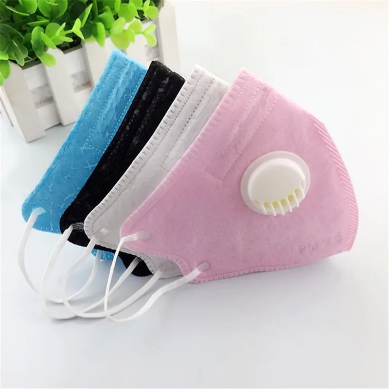 2 шт. черно-белые вертикальные складные нетканые пылезащитные маски против