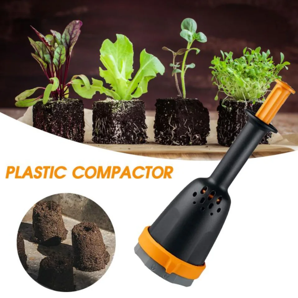 

Soil Block Maker Seed Soil Blocker Manual Gardening Soil Making Tool for Nursery Pots Greenhouse Flower Pots Growing Bags