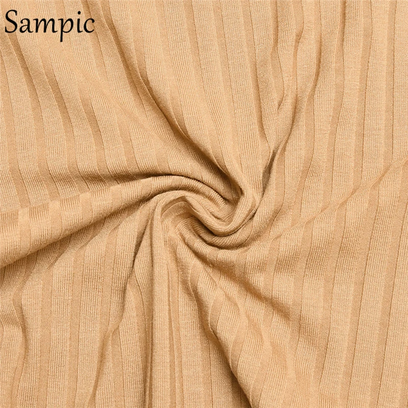 

Sampic Fashion Sexy Women Knitted Long Sleeve Skinny Black White Khaki Bodysuit Tops Casual Party Club Streetwear Body Top