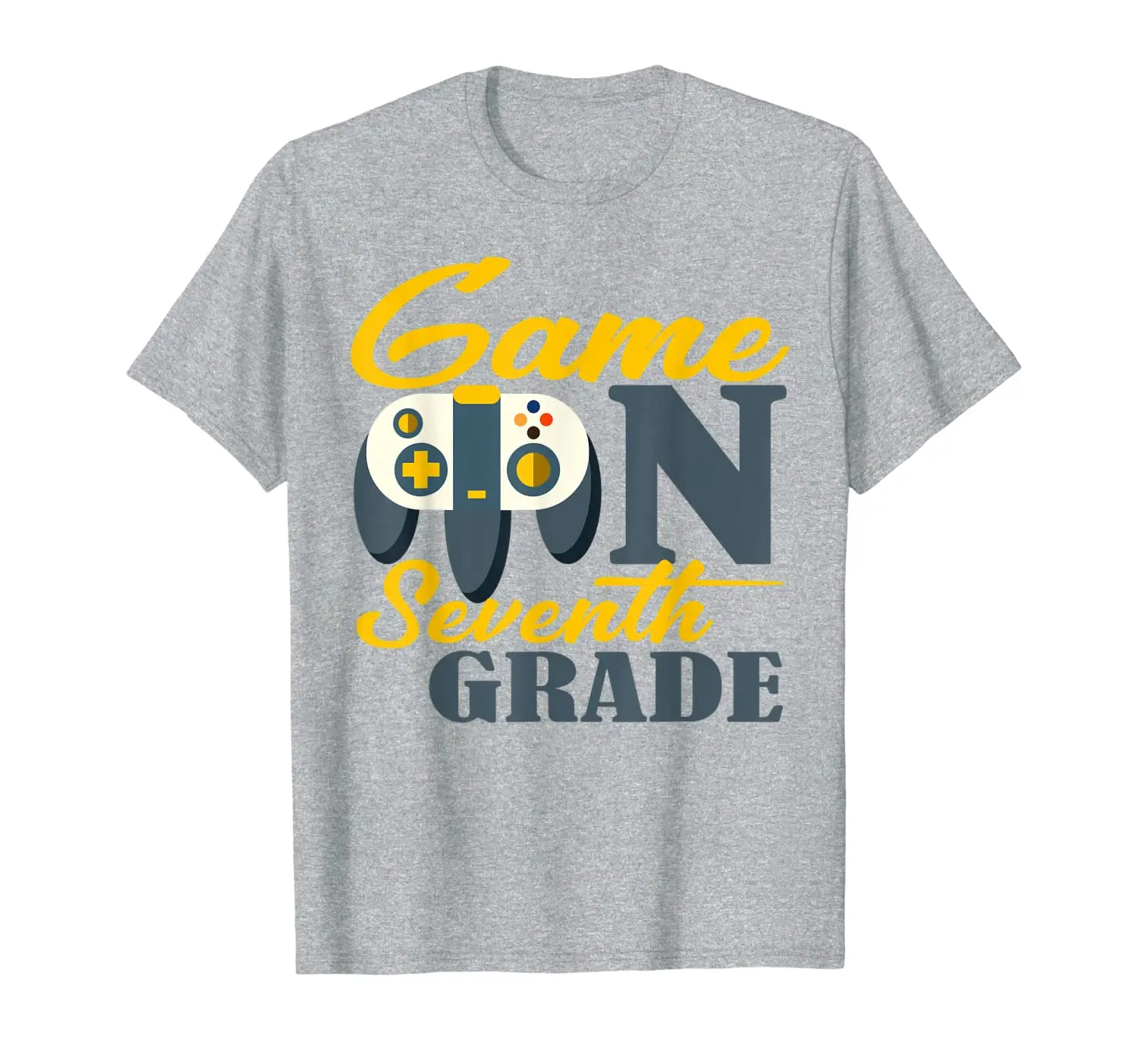 

Game On Seventh Grade T-shirt First Day of 7th Grade Shirt T-Shirt
