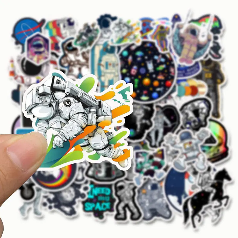 Stickers Kids Toys Laptop Motorcycle Space Unicorn Sticker Scrapbook Skateboard Graffiti Waterproof Stickers Pack 50pcs/Lot