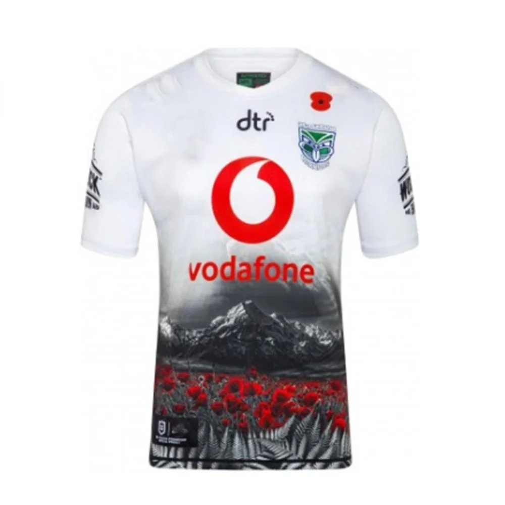 

COZOK Warriors 2019 Men's Replica Commemorative Jersey Rugby Sport Shirt S-3XL