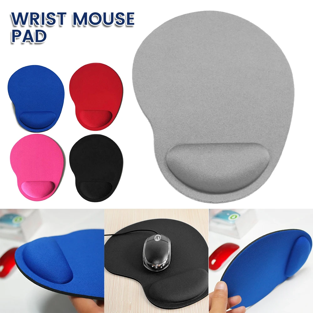 

Mouse Pad Mat Desk Pad With Wrist Protect Anti-Slip Wrist Rest Pad Ergonomic Wrist Support Mouse Pad for PC Laptop Computer