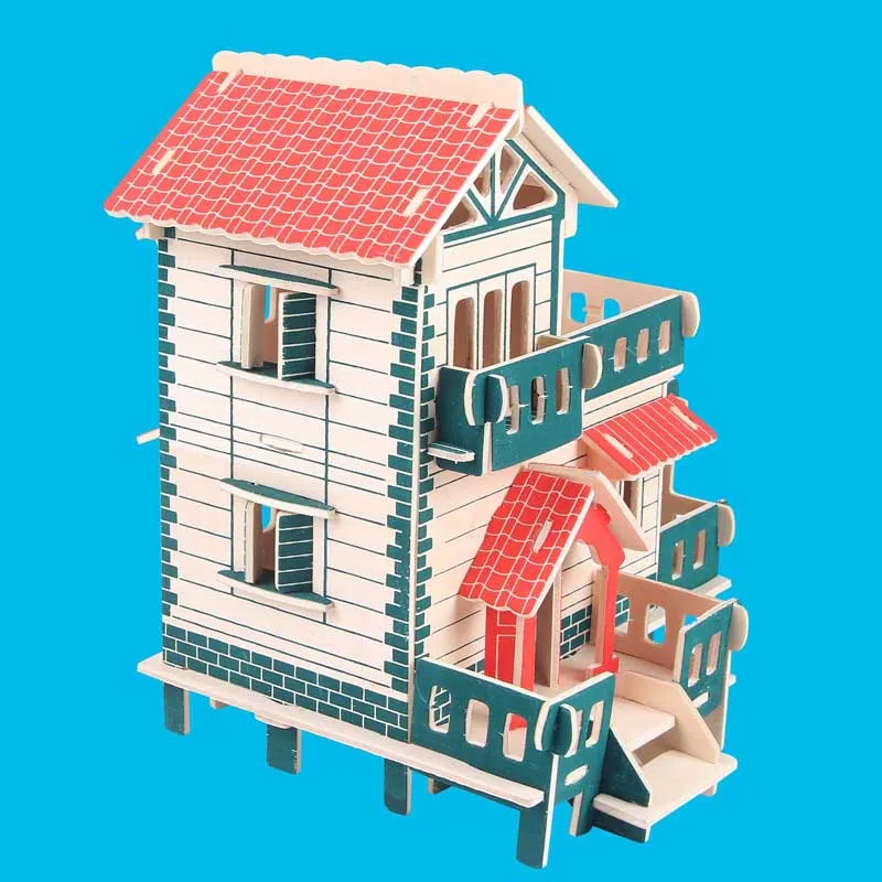 Креативные DIY 3D головоломки деревянные игрушки для детей подростков Diy игрушка
