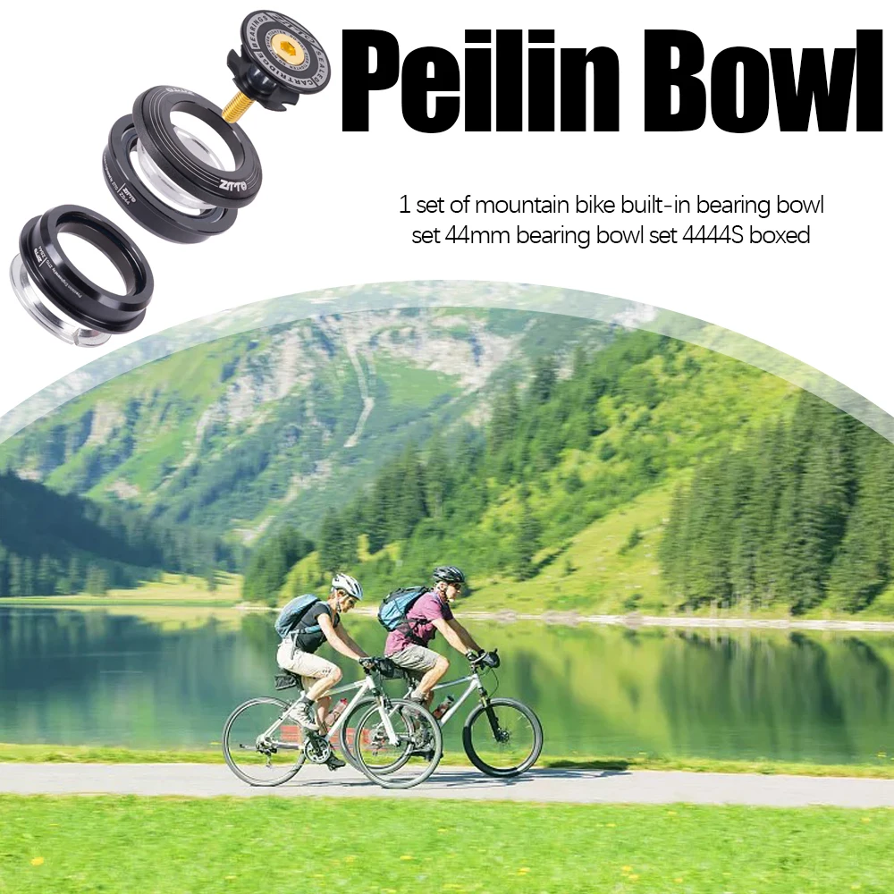 

ZTTO MTB Bike Steering Column Headset Set Bearings Road Bike 4444S 44mm Ultralight Aluminum alloy Bearing Cycling Parts