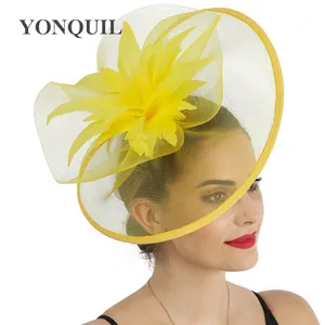 Generous Bride Wedding Headpiece Fashion Women Church Chapeau Cap Big Party Ladies Fascinator Hat Marriaged Hair Accessories Generous Bride Wedding Headpiece Fashion Women Church Chapeau Cap Big Party Ladies Fascinator Hat Marriaged Hair Accessories