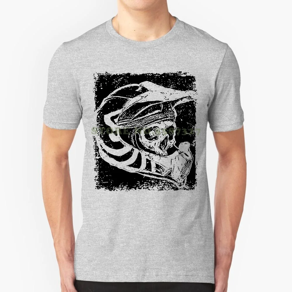 Изготовленная на заказ футболка хорошего качества для мотокросса черепа