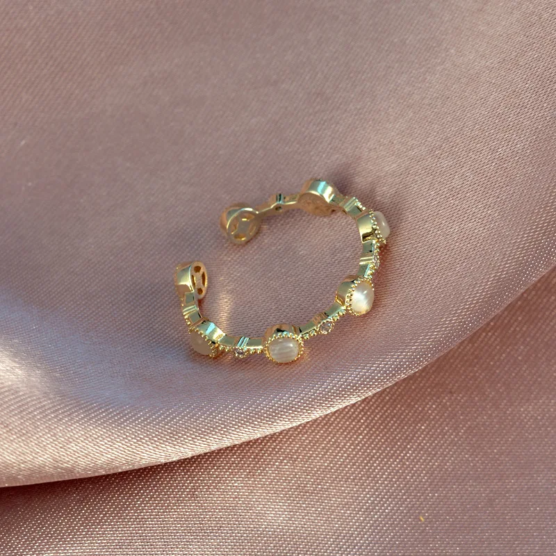 YIZIZAI винтажные летние кольца с изображением сказочных друзей кошачьих глаз