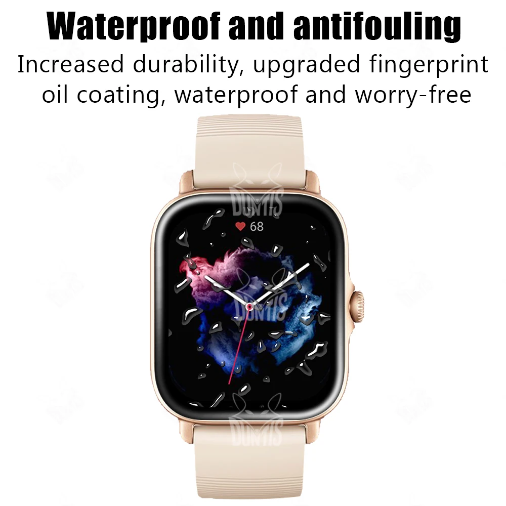 Защитная пленка для экрана Huami Amazfit GTS 3 2 Mini GTS3 Smart Watch 20D мягкое стекло изогнутая