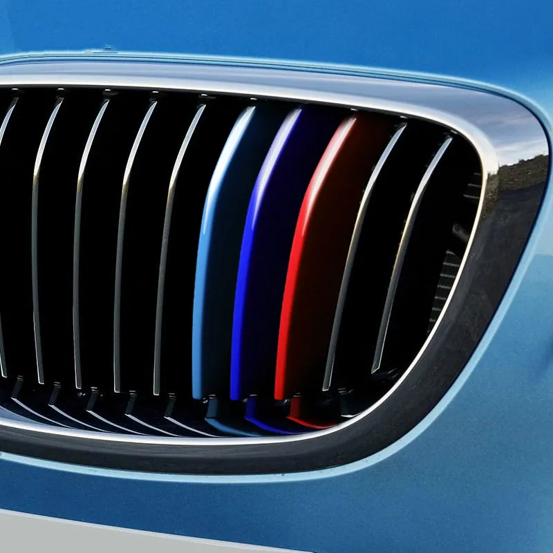 3D Автомобильные Передние решетки отделка спортивные полосы чехол для BMW F20 F21 E87 F45