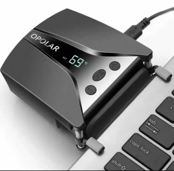 

OPOLAR 10-1000-LC06US LC06 13 Speed 70dBm Temperature Display Laptop Fan Cooler