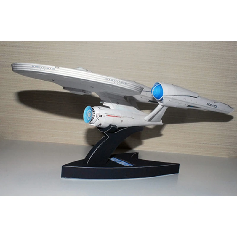 Sciencefiction самолет StarTrek предприятие Ncc 1701 HD PaperModel DIY Ручная работа Необычные игрушки