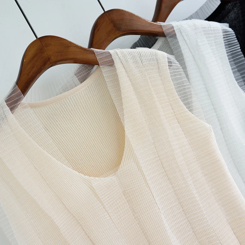 GLAUKE 2020 женская мода сексуальный Летний жилет вязанный Топ Женская Повседневная